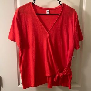 Women’s Old Navy wrap around shirt